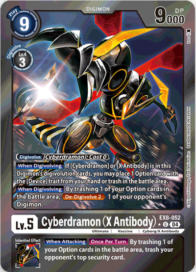 Cyberdramon (X Antibody) [EX8-052] - Limited Uncommon