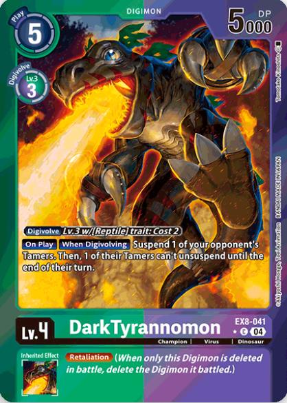 DarkTyrannomon [EX8-041] - Limited Common