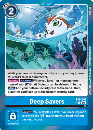 Deep Savers [EX8-068] - Limited Uncommon