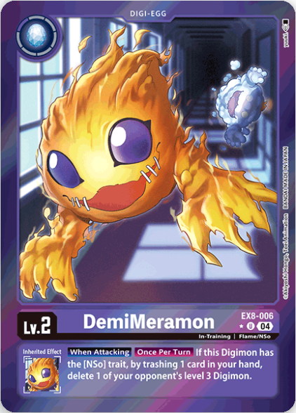 DemiMeramon [EX8-006] - Limited Uncommon