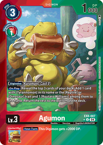 Agumon [EX8-007] - Limited Uncommon