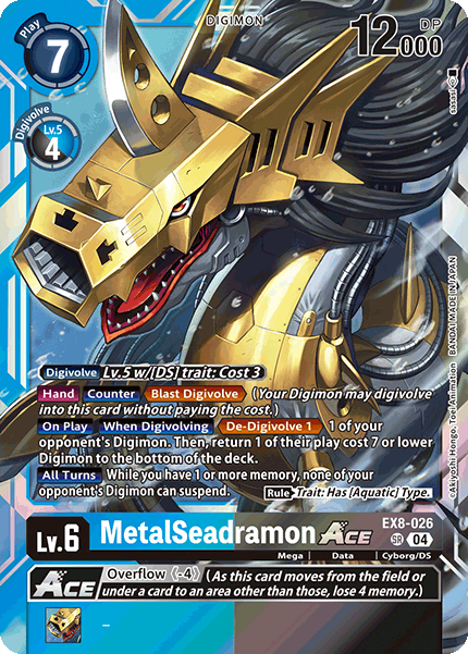 MetalSeadramon [EX8-026] - Super Rare