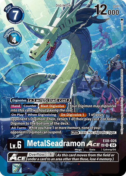 MetalSeadramon ACE [EX8-026] - Special Print