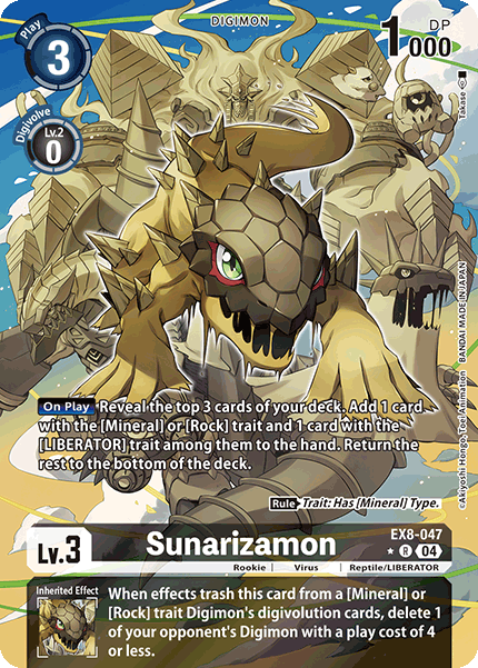 Sunarizamon [EX8-047] - Alternative Art