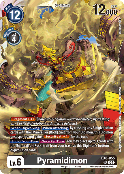 Pyramidimon [EX8-055] - Super Rare