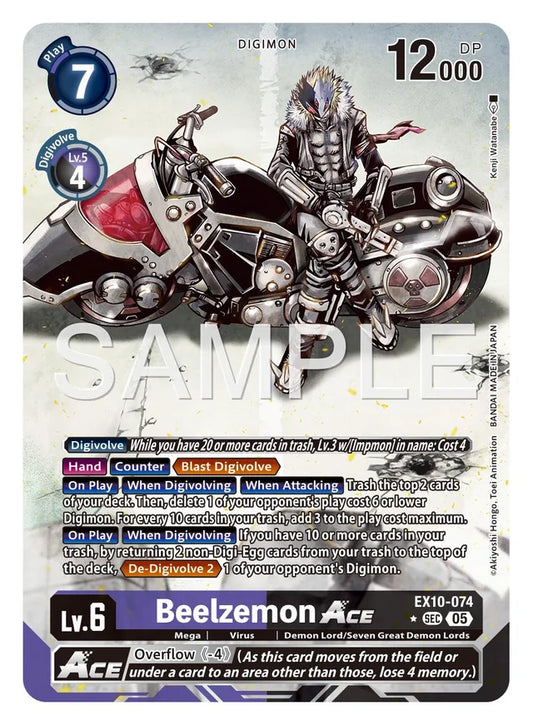 Beelzemon ACE [EX10-074] Alternate Art