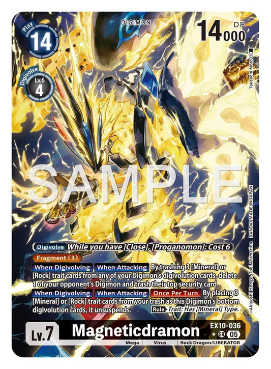 Magneticdramon [EX10-036] Alternate Art