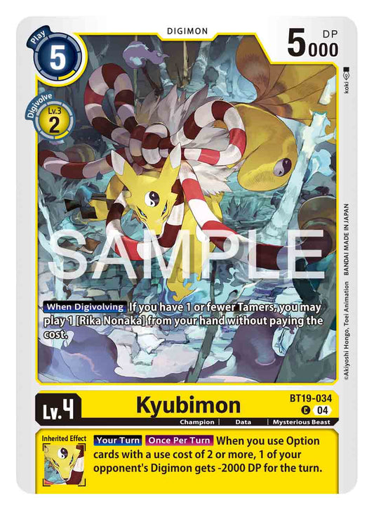 Kyubimon Bt19-034]