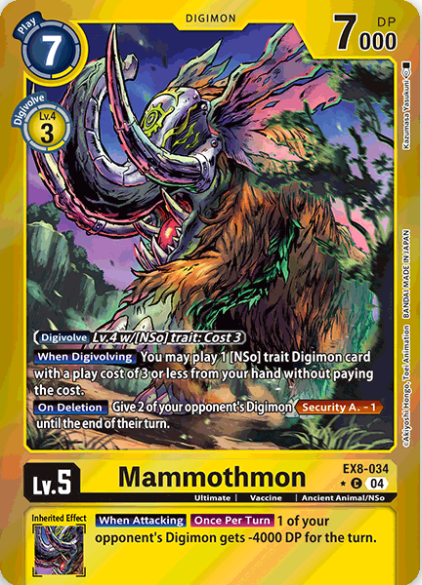 Mammothmon [EX8-034] - Limited Common