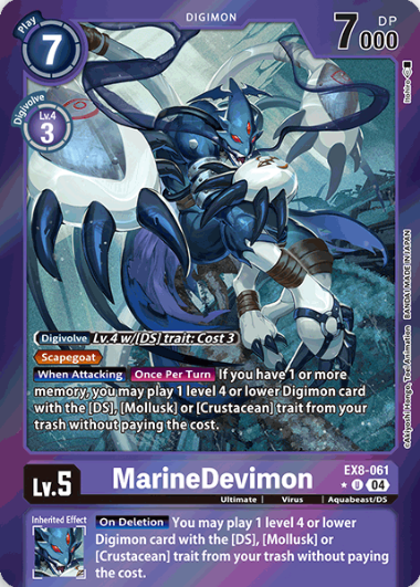 MarineDevimon [EX8-061] - Limited Uncommon