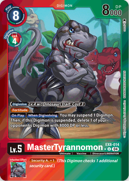 MasterTyrannomon [EX8-014] - Limited Uncommon