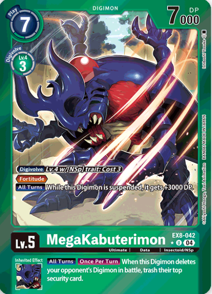 MegaKabuterimon [EX8-042] - Limited Uncommon