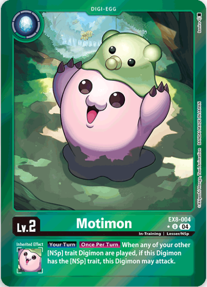 Motimon [EX8-004] - Limited Uncommon