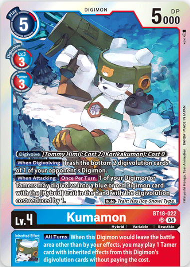 Kumamon [BT18-022] Super Rare