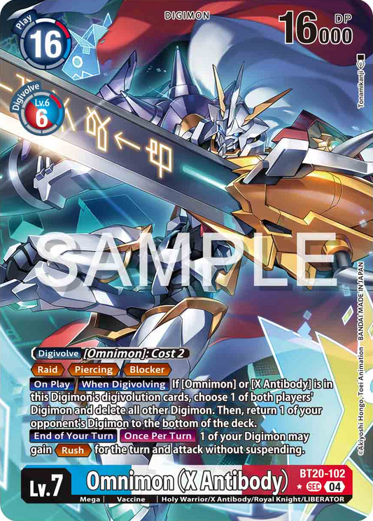 Omnimon (X-Antibody) [BT20-120] 1 Star