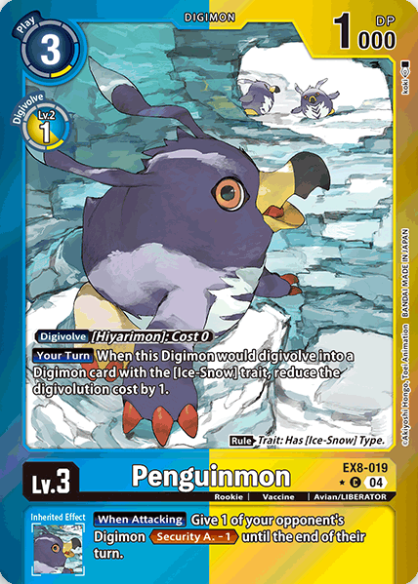 Penguinmon [EX8-019] - Limited Common