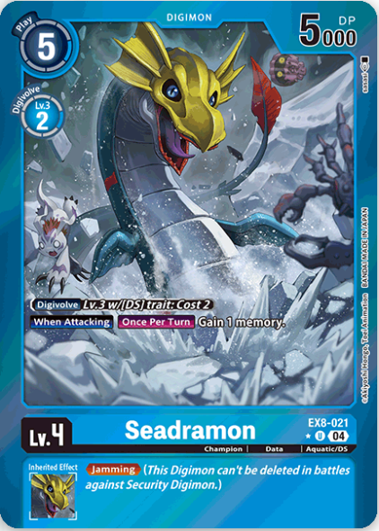 Seadramon [EX8-021] - Limited Uncommon