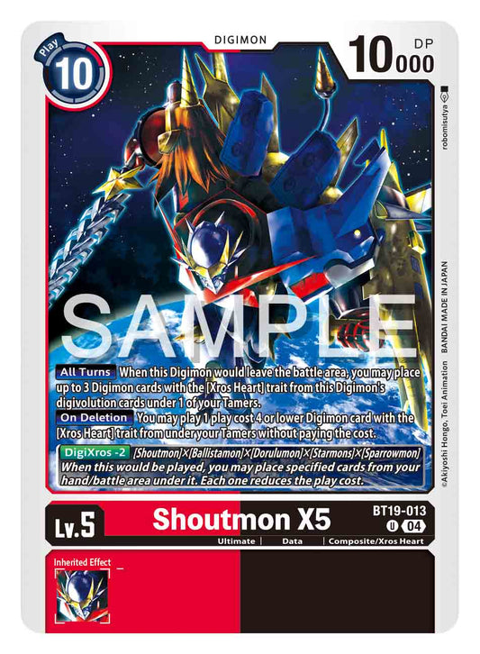 Shoutmon X5 [Bt19-013]