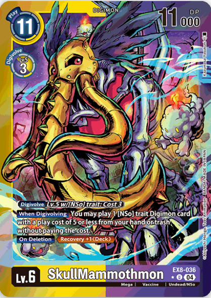 SkullMammothmon [EX8-036] - Limited Uncommon