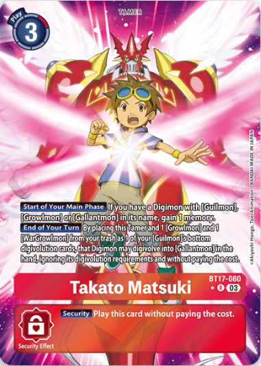 Takato Matsuki BT17-080 Alt