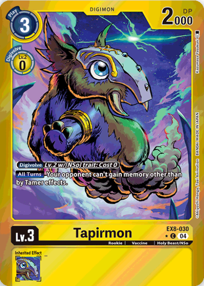 Tapirmon [EX8-030] - Limited Common