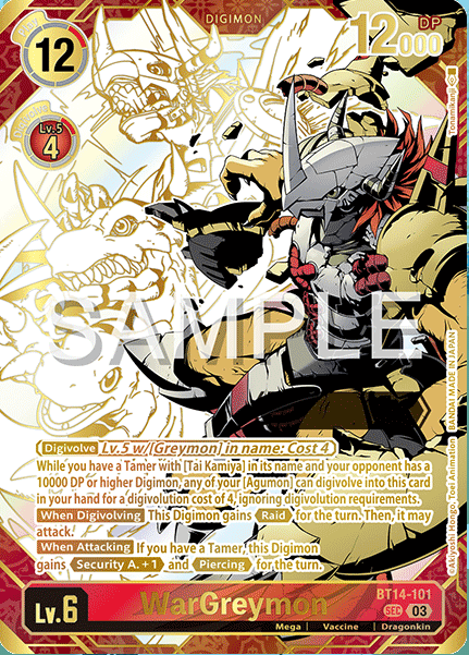 Wargreymon [Bt14-101] Special