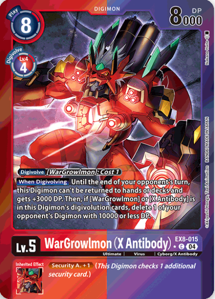 WarGrowlmon (X Antibody) [EX8-015] - Limited Common